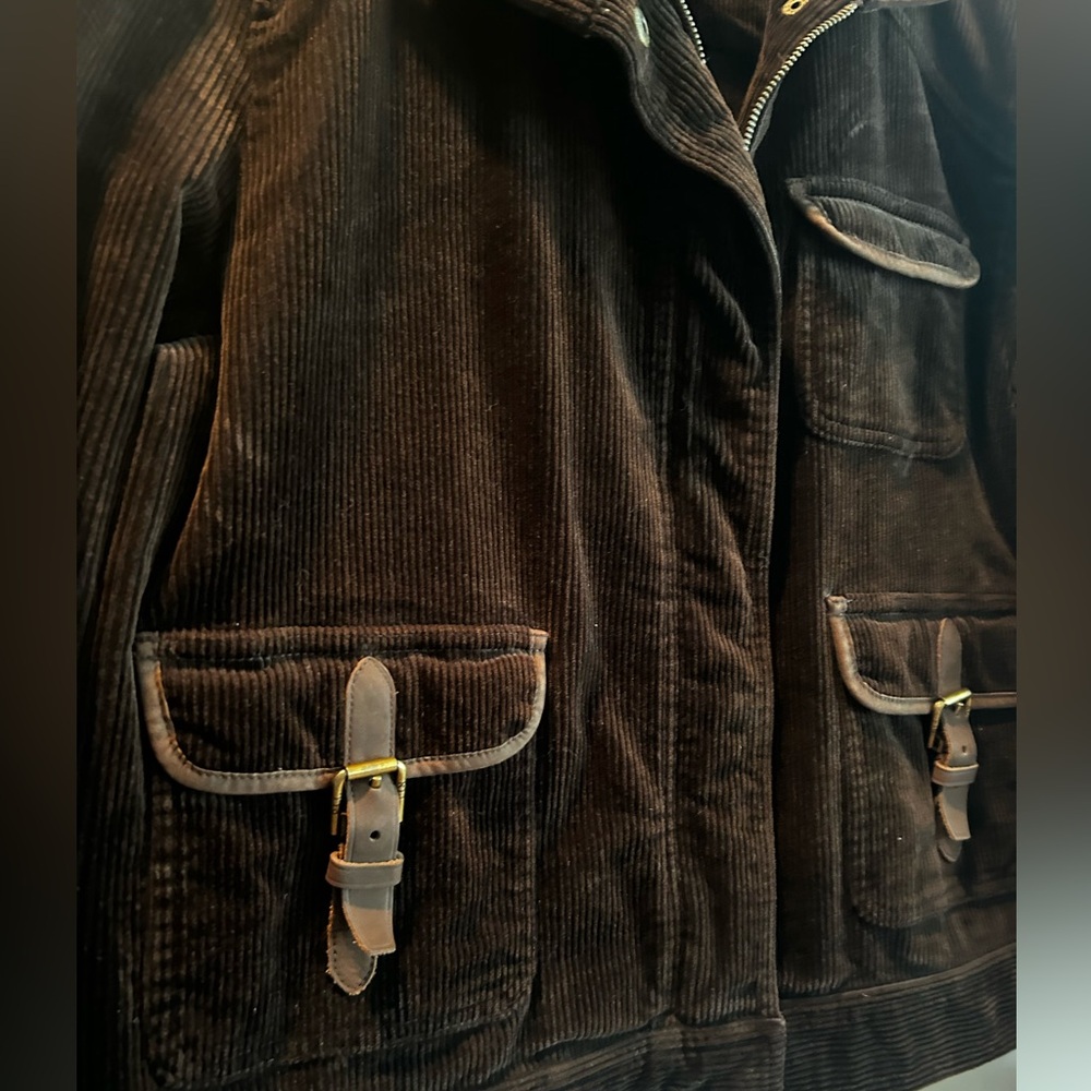 Vintage Lauren Ralph Lauren Jeans Co Corduroy Utility equestrian jacket SZ XL - Picture 12 of 14